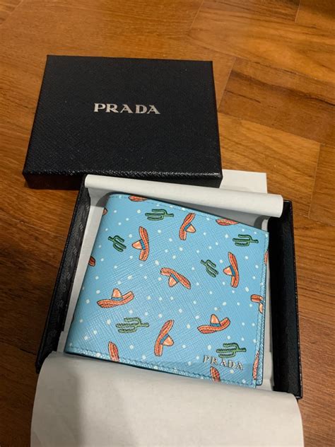 prada sombrero wallet|Prada wallet holder.